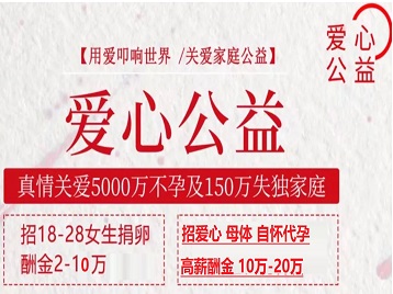 汤阴捐卵助孕生子 爱心志愿者招募